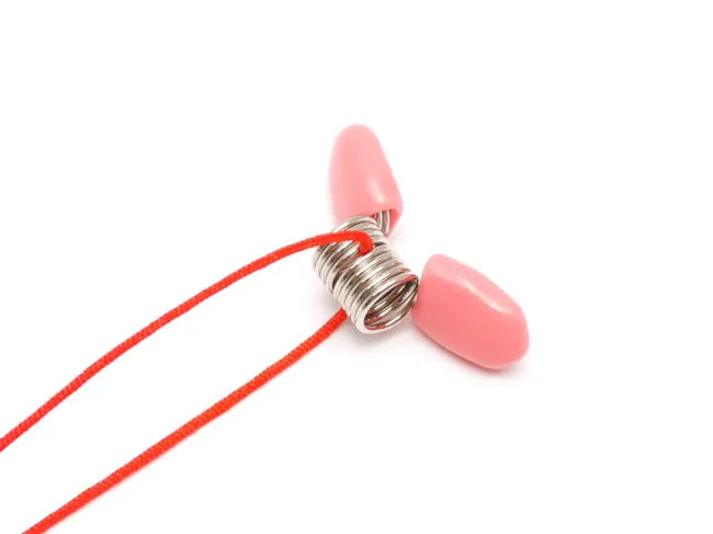Bead Stopper - opritor margele pe ata 2.7x1.2x1cm rose