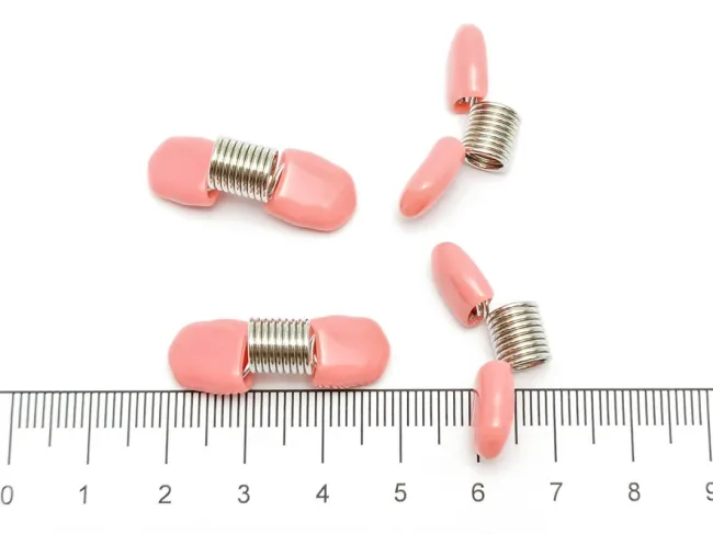 Bead Stopper - opritor margele pe ata 2.7x1.2x1cm rose