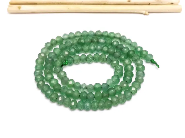 Sirag jad rondel 4x3mm verde