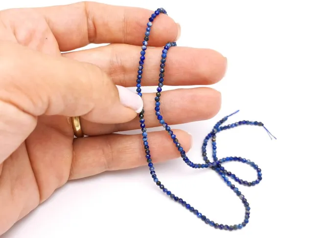 Sirag lapis lazuli sfere microfatetate 2mm