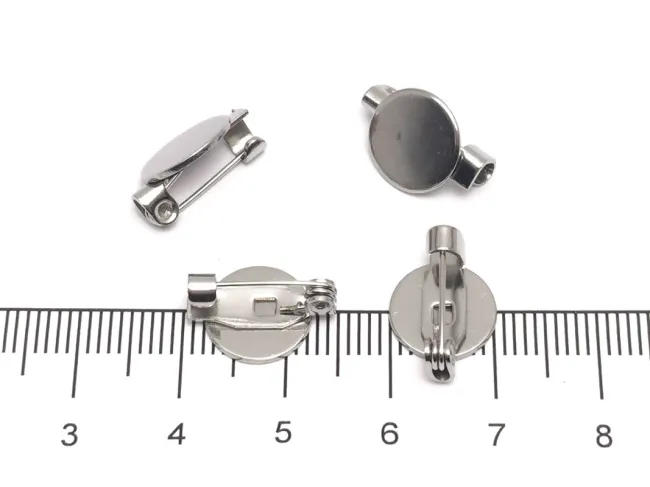 Baza pentru brosa otel inoxidabil 304 platou 10mm