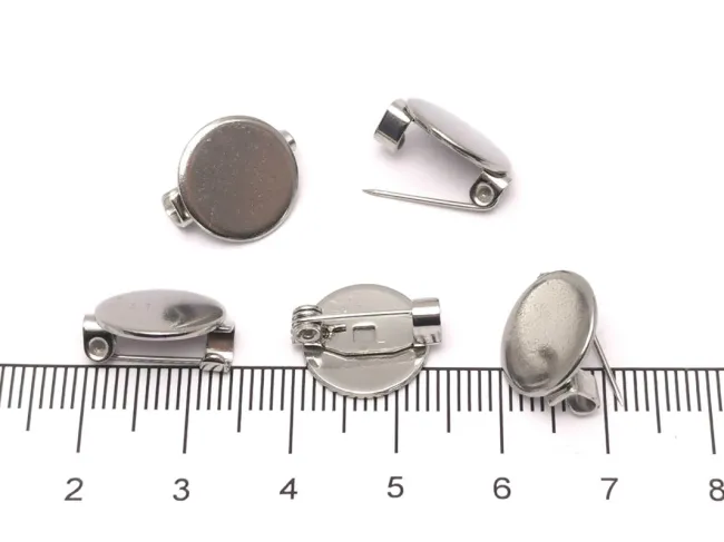 Baza pentru brosa otel inoxidabil 304 platou 12mm