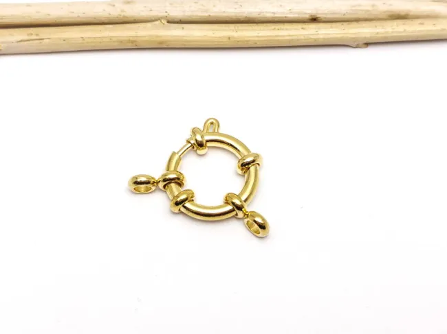 Inchizatoare otel inoxidabil 304 auriu rotunda 19x16x4mm