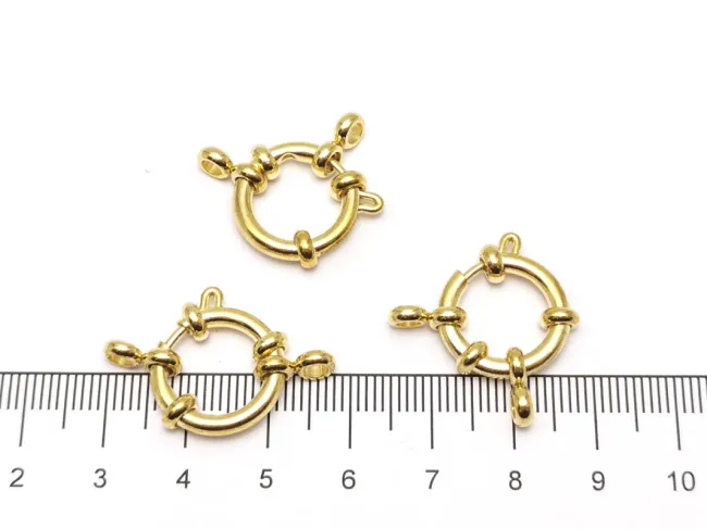 Inchizatoare otel inoxidabil 304 auriu rotunda 19x16x4mm