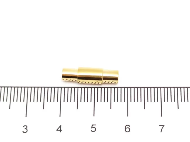 Inchizatoare magnetica otel inoxidabil 304 auriu plcat IP 16x5x4mm