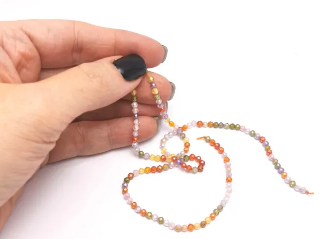Sirag Cubic Zirconia sfere fatetate 3mm multicolor