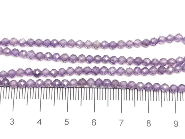 Sirag Cubic Zirconia sfere fatetate 3mm mov