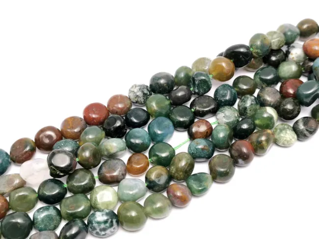 Sirag agate indian nugget 8~10mm