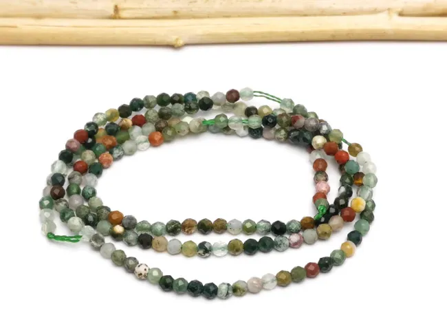 Sirag agate indian microfatetat 2mm