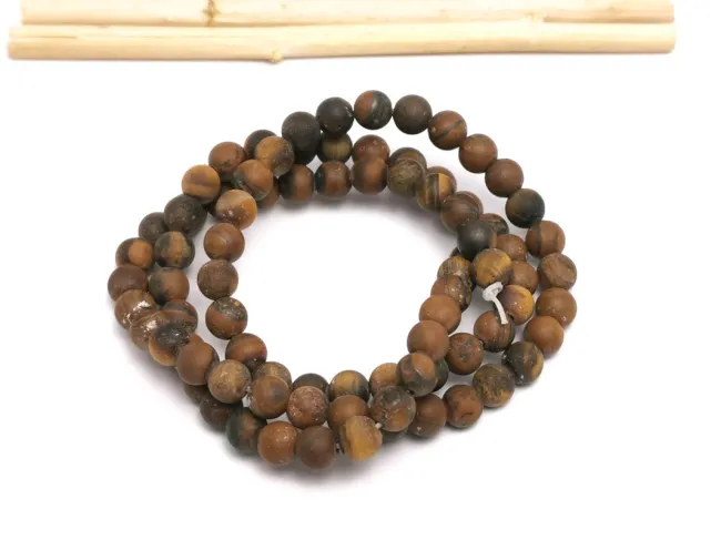 Sirag ochi de tigru mat 4.5~5mm