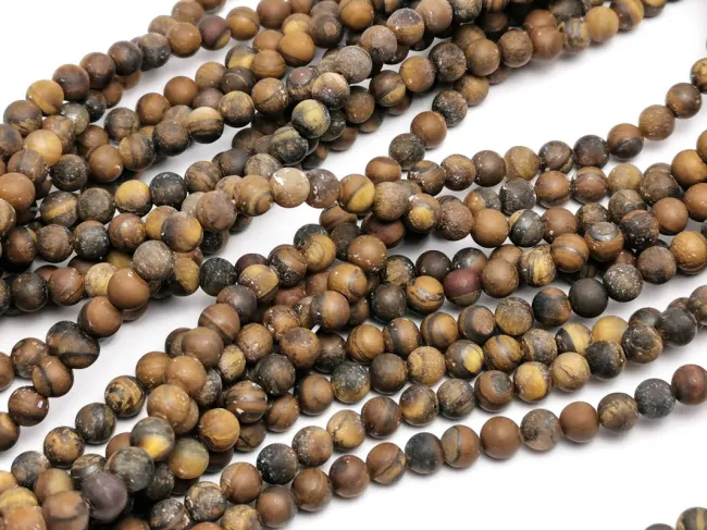 Sirag ochi de tigru mat 4.5~5mm