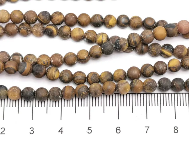 Sirag ochi de tigru mat 4.5~5mm
