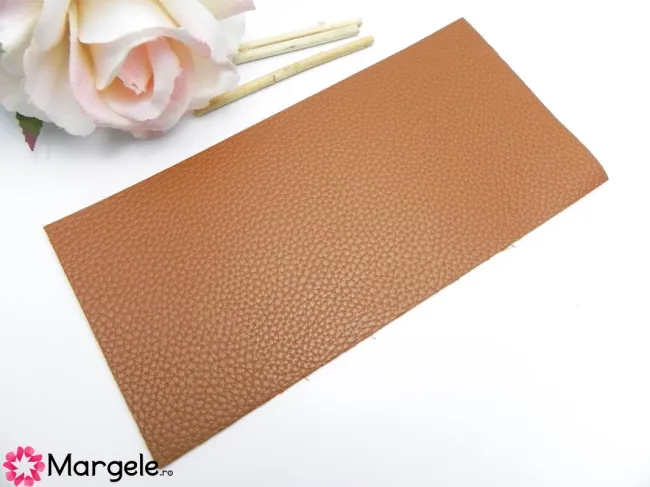 Imitatie piele adeziva 20x10cm maro