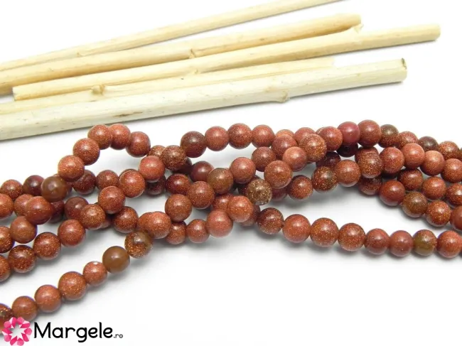 Sirag goldstone sfere 4mm