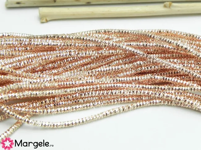 Sarma bouillon 1mm rose gold