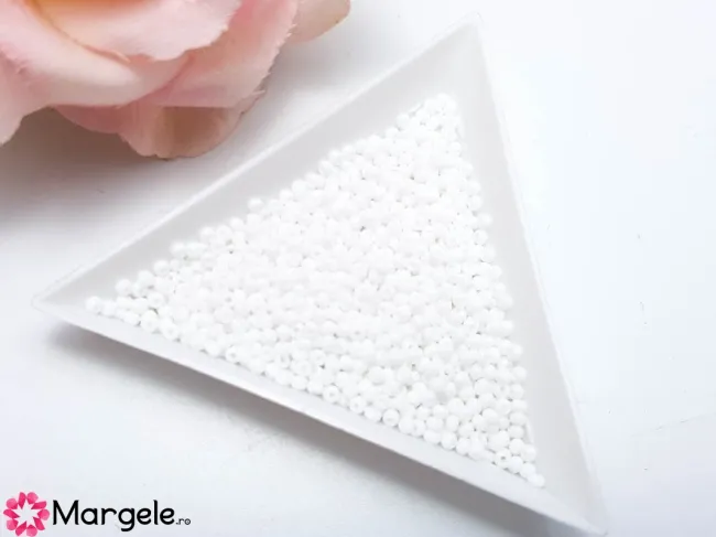 Margele preciosa ornela 11/0 opaque white (5g)