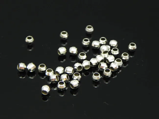 Biluta fatetata Argint 925 - 3x2.5mm (1buc)