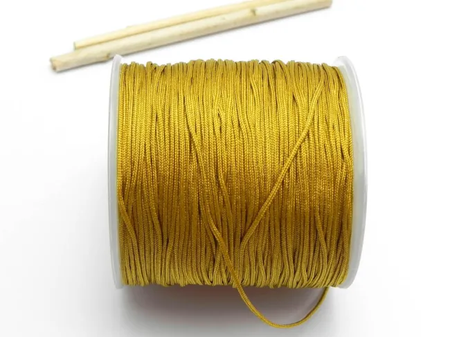 Snur cu nylon pentru bratari 0.8mm honey (10m)