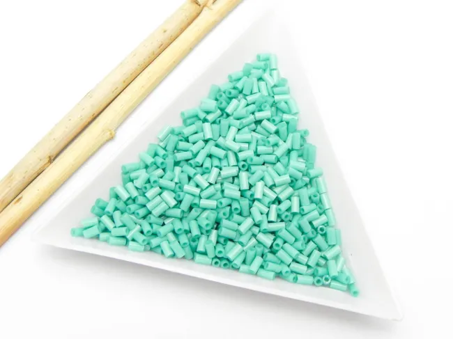 Toho bugle 3mm opaque turquoise (5g)