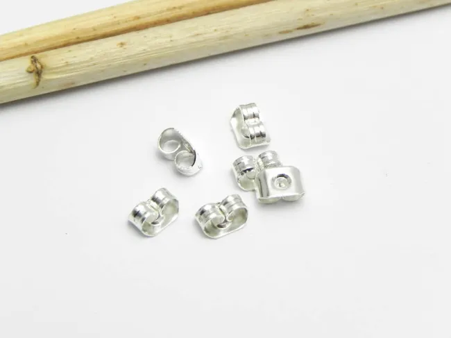 Opritor cercei otel inoxidabil argintiu deschis 5x3.5mm (2buc)
