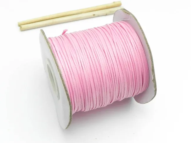 Rola snur cerat 1mm roz (78m)