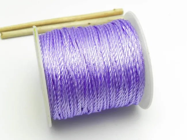 Rola snur impletit 1mm lila (45m)
