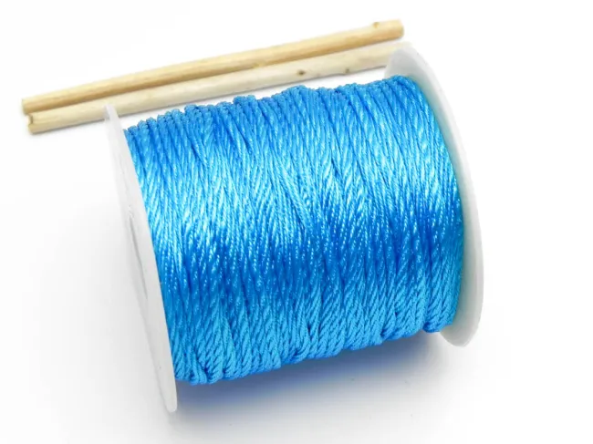 Rola snur impletit 1mm marin (45m)