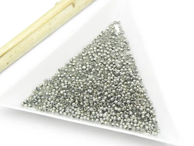 Crimp/opritor 1.2x1mm argintiu inchis (2g)
