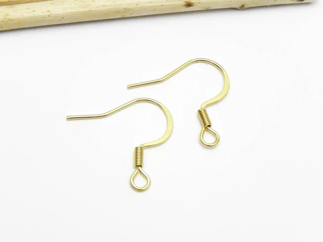 Tortite cercei otel inoxidabil auriu 18.5x17mm (2buc)