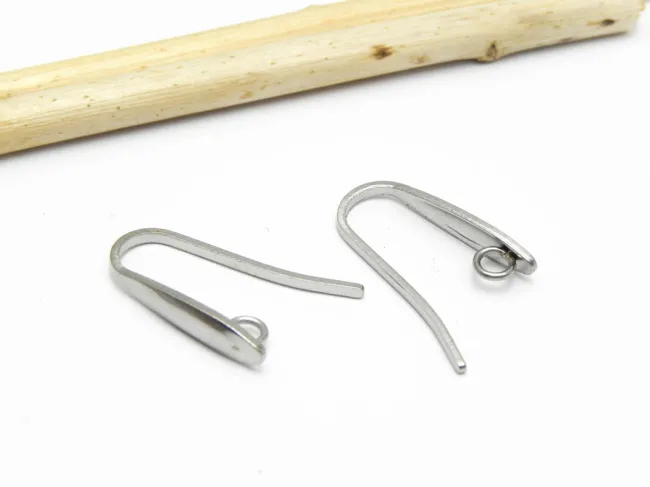 Tortite cercei otel inoxidabil 304 - 19x3mm (2buc)