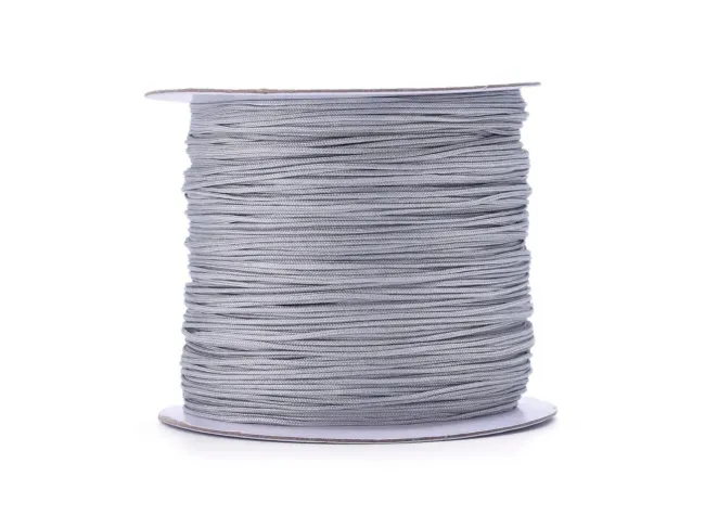 Snur cu nylon pentru bratari 0.5mm gri (10m)