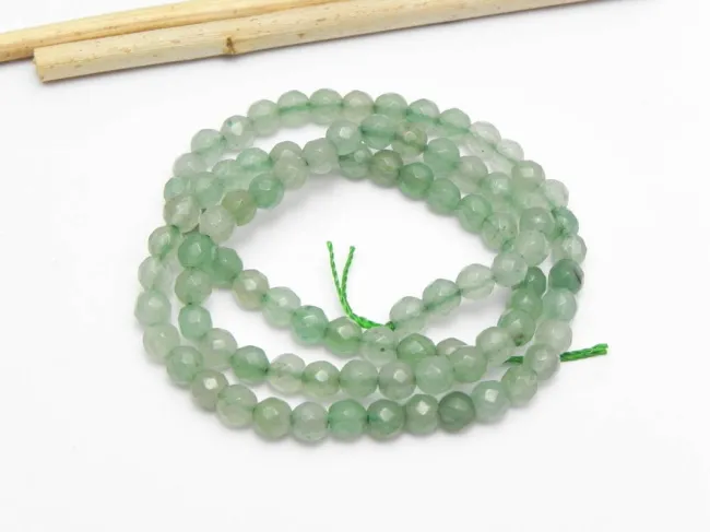 Sirag aventurin verde fatetat 4mm