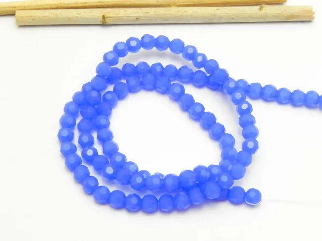 Margele cristal rotund fatetat 4mm blue opal (sirag)