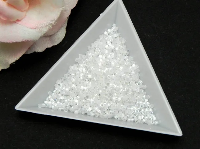 Miyuki delica 11/0 Crystal AB Silk Satin (5g)