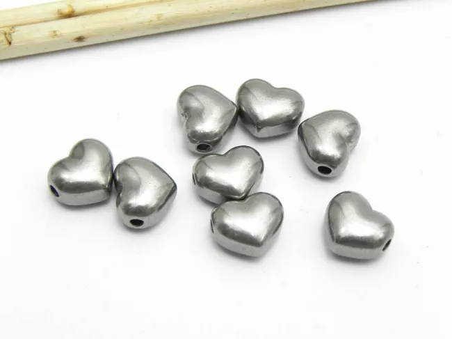 Margele otel inoxidabil inima 10x9mm (1buc)