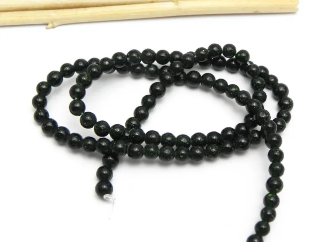 Sirag green goldstone 4mm