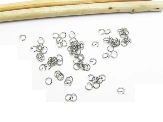 Zale otel inoxidabil 3mm, grosime 0.5mm (50buc)