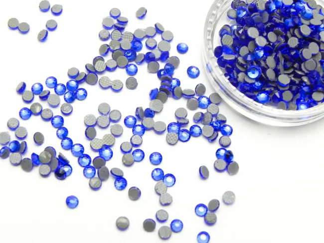 Strasuri hotfix 2.3~2.4mm blue (100buc)