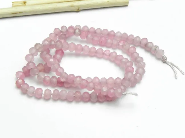 Sirag jad rondel 4x3mm blush