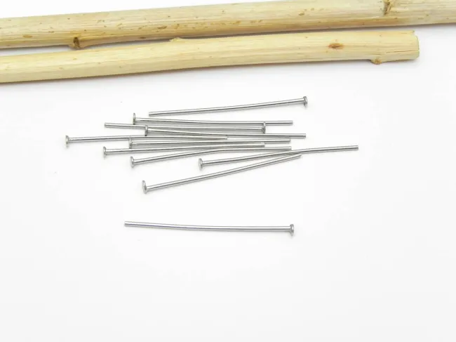 Ace cu cap otel inoxidabil 304 lungime 2cm, grosime 0.7mm (50buc)
