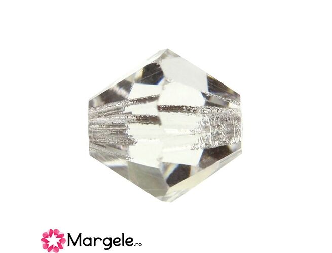 Margele preciosa biconic 6mm crystal (1buc)