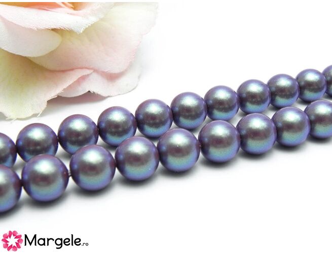 Perle preciosa maxima 10mm pearlescent violet (1buc)
