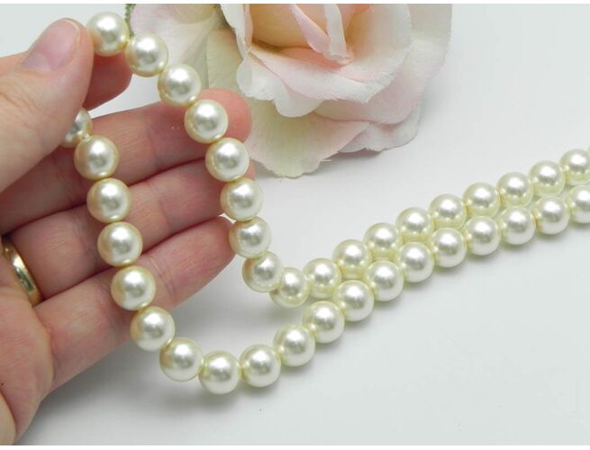 Perle preciosa maxima 10mm light creamrose (1buc)