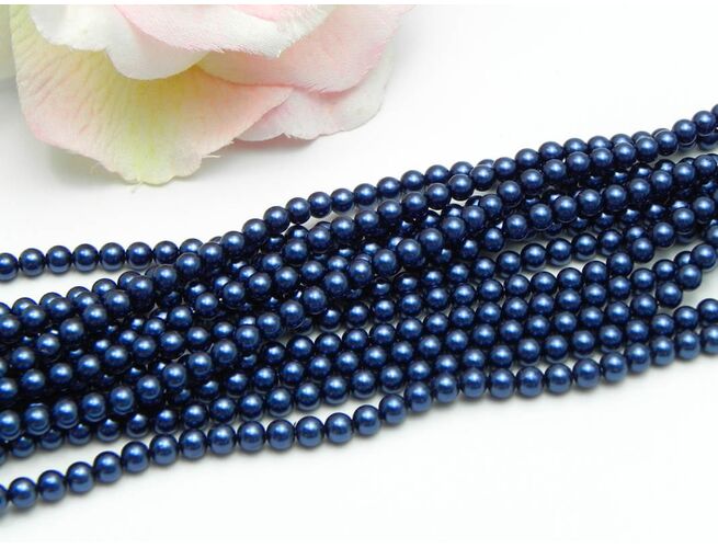 Perle preciosa maxima 4mm blue (1buc)