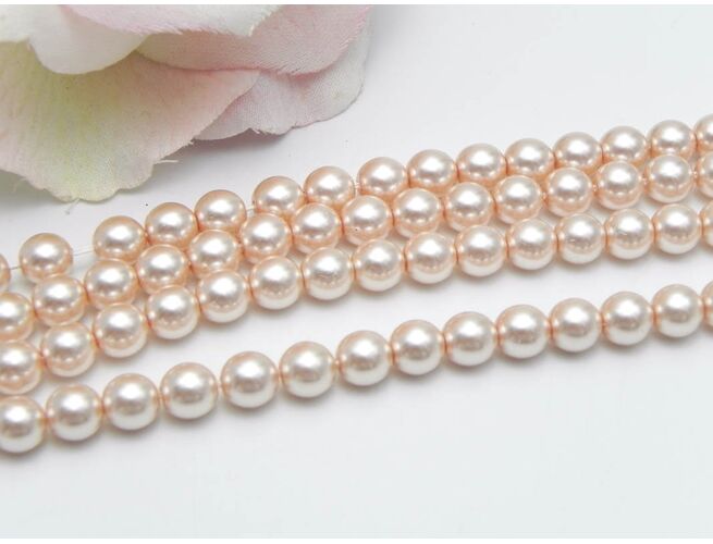 Perle preciosa maxima 6mm rosaline (1buc)