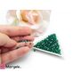 Margele preciosa biconic 3mm emerald ab (10buc)