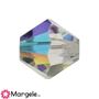 Margele preciosa biconic 6mm crystal ab (1buc)
