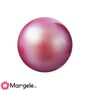 Perle preciosa maxima 8mm pearlescent red (1buc)