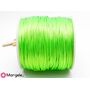 Snur satinat 1mm verde neon (5m)