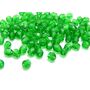Fire polish 3mm green emerald (40buc)